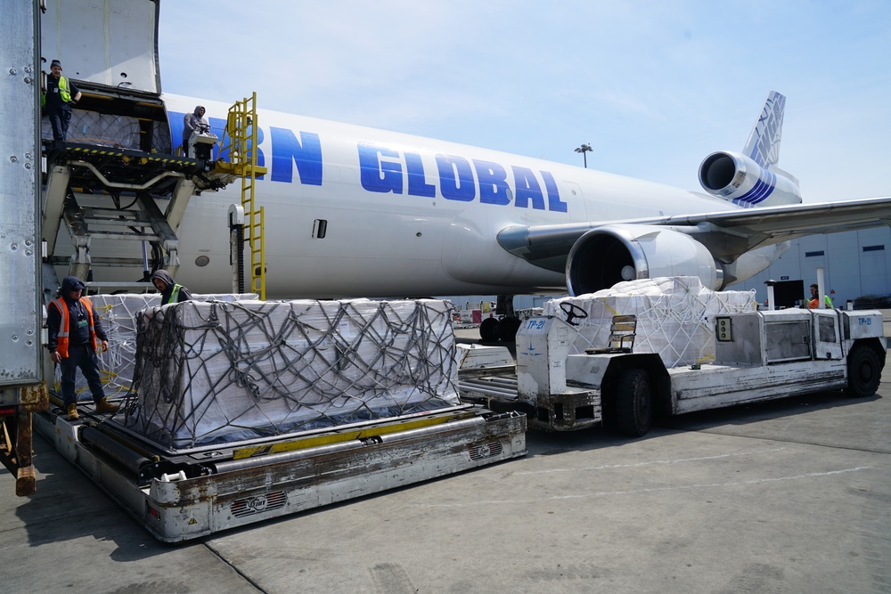 Project Airbridge Delivers supplies for Nationwide Distribution April 11