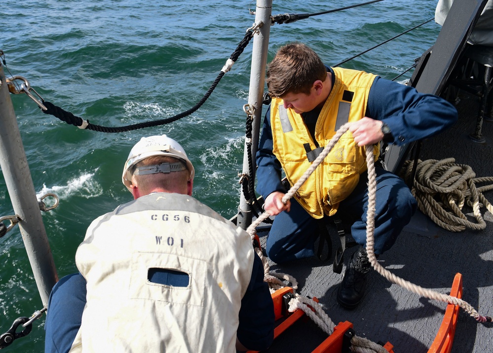 San Jacinto Conducts Operations in the Atlantic