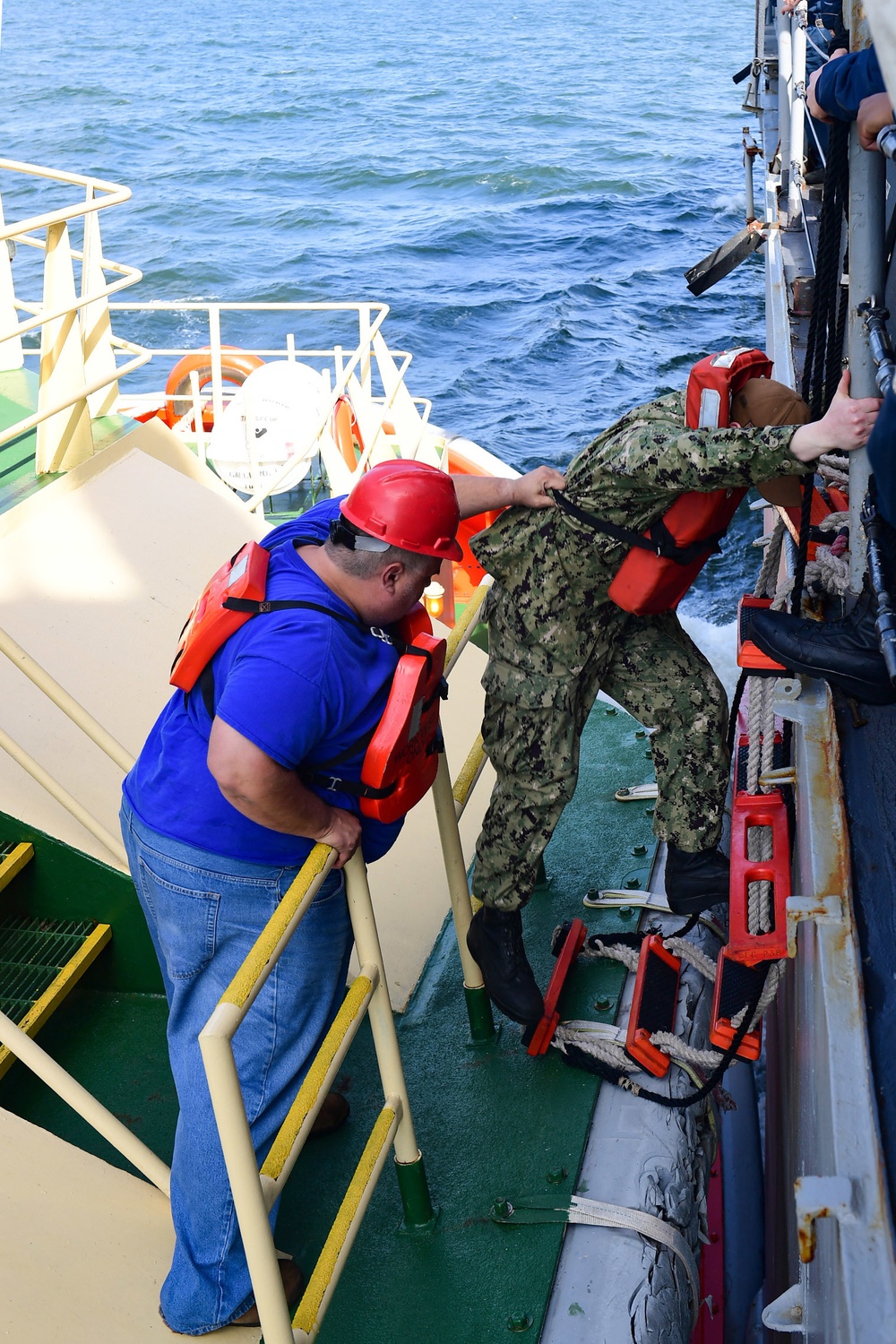 San Jacinto Conducts Operations in the Atlantic