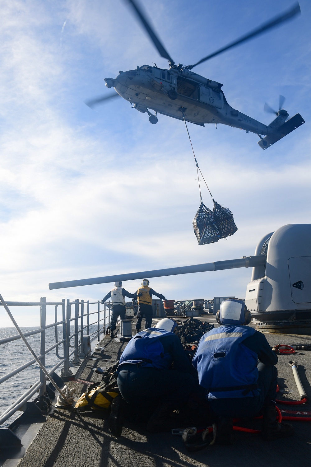 San Jacinto Conducts Operations in the Atlantic