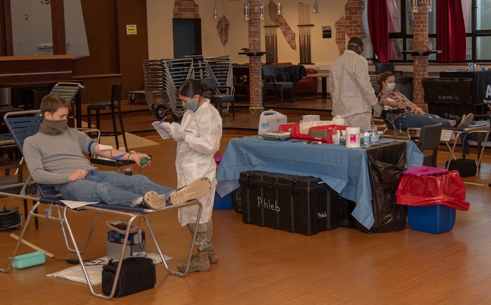 52nd FW hosts blood drive, provides blood to U.S. forces in Europe, Africa, deployed locations