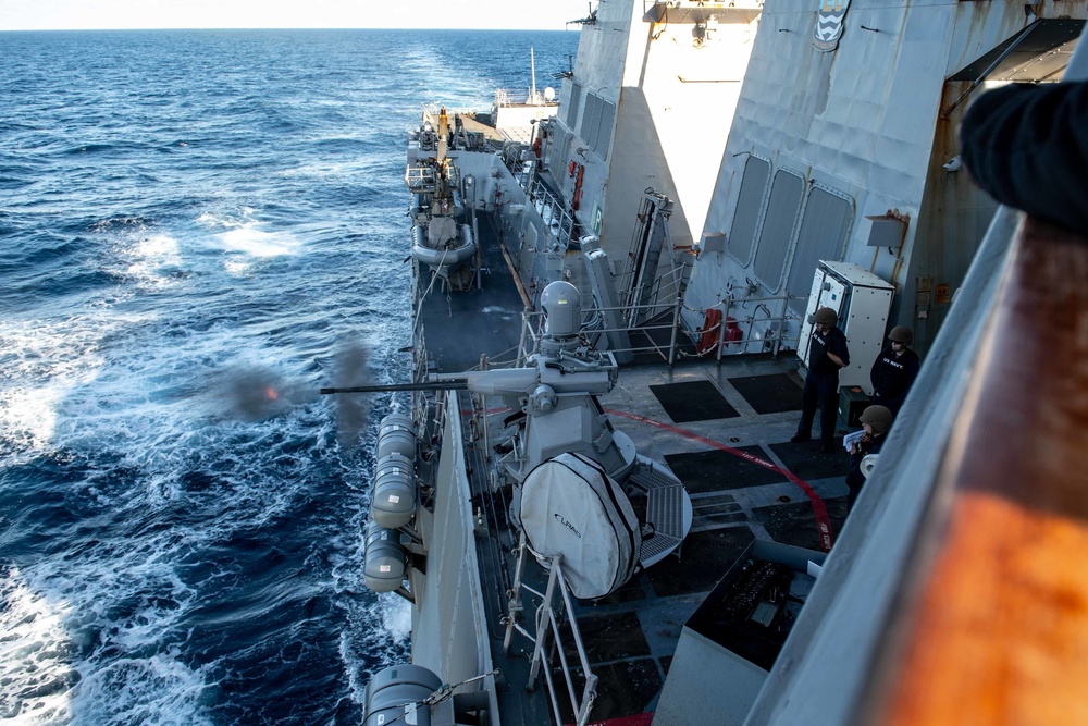 Truxtun Conducts Operations in the Mediterranean