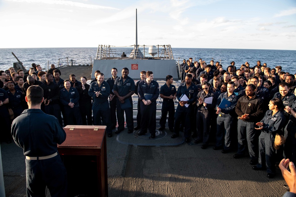 Truxtun Conducts Operations in the Mediterranean