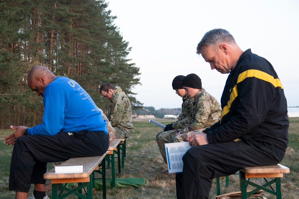 Easter Sunday sunrise prayer service