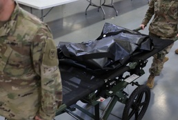 Soldiers and Airmen Receive Mortuary Support Training for Potential Missions in Response to COVID-19