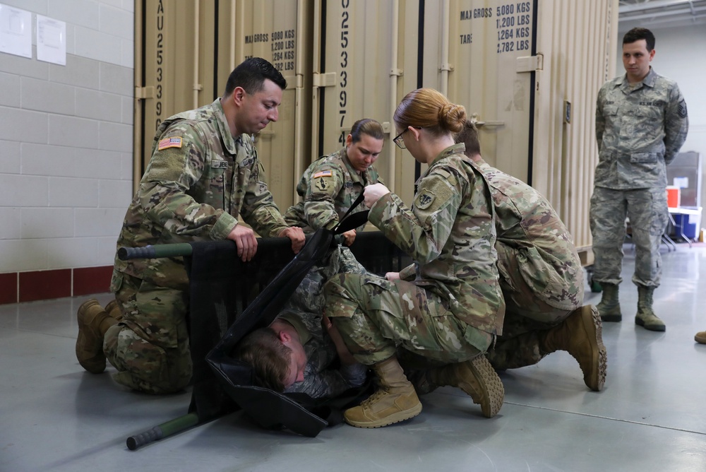 Soldiers and Airmen Receive Mortuary Support Training for Potential Missions in Response to COVID-19