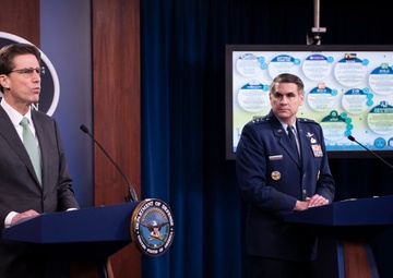 The Honorable Dana Deasy, and Air Force Lt. Gen. B.J. Shwedo, hold Press Conference on COVID-19