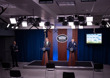 The Honorable Dana Deasy, and Air Force Lt. Gen. B.J. Shwedo, hold Press Conference on COVID-19