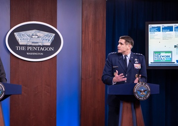 The Honorable Dana Deasy, and Air Force Lt. Gen. B.J. Shwedo, hold Press Conference on COVID-19
