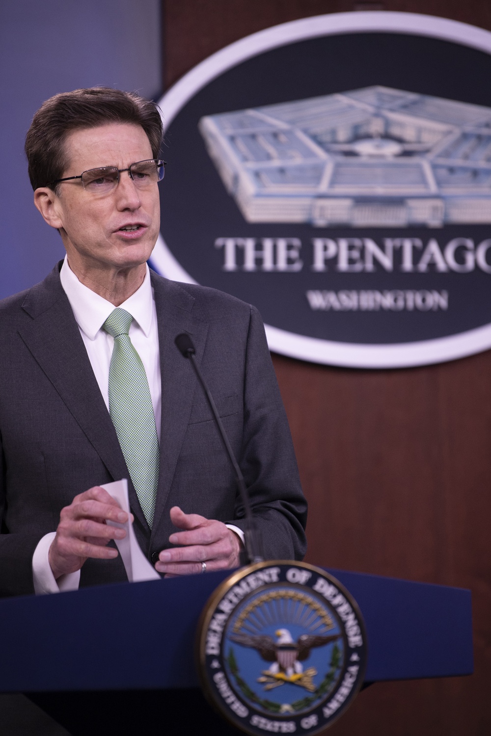 The Honorable Dana Deasy, and Air Force Lt. Gen. B.J. Shwedo, hold Press Conference on COVID-19