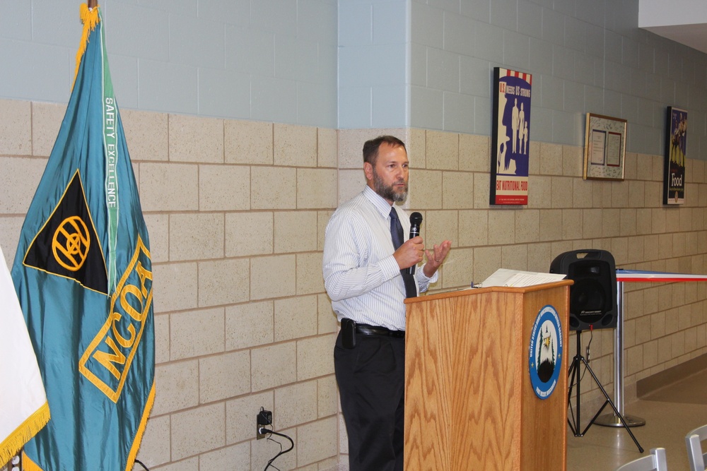 Fort McCoy NCO Academy Dining Facility Ribbon Cutting Ceremony.