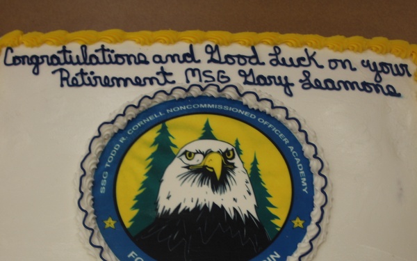 Fort McCoy NCO Academy MSG Leamons Retirement Ceremony.