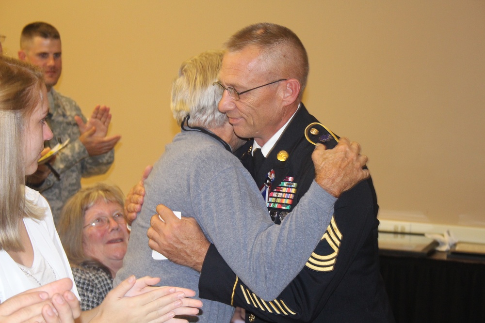 Fort McCoy NCO Academy MSG Leamons Retirement Ceremony.