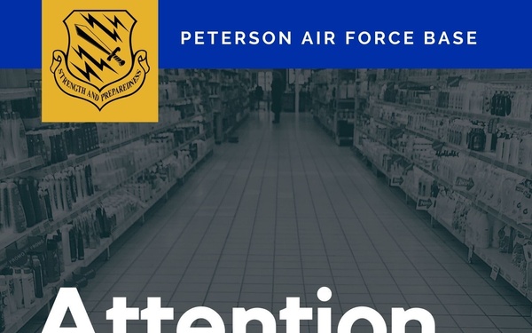 Peterson Air Force Base Social media BX/Commissary graphic