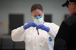 TN National Guard Soldiers Administer COVID-19 tests