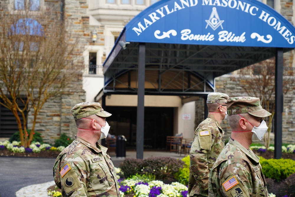 Maryland National Guard gives assistance to nursing homes