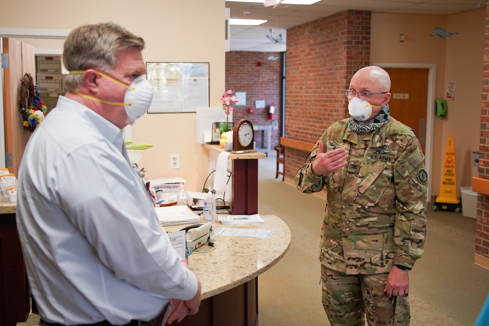 Maryland National Guard gives assistance to nursing homes