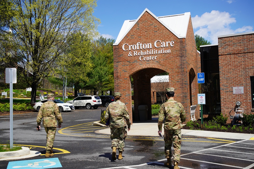 Maryland National Guard gives assistance to nursing homes