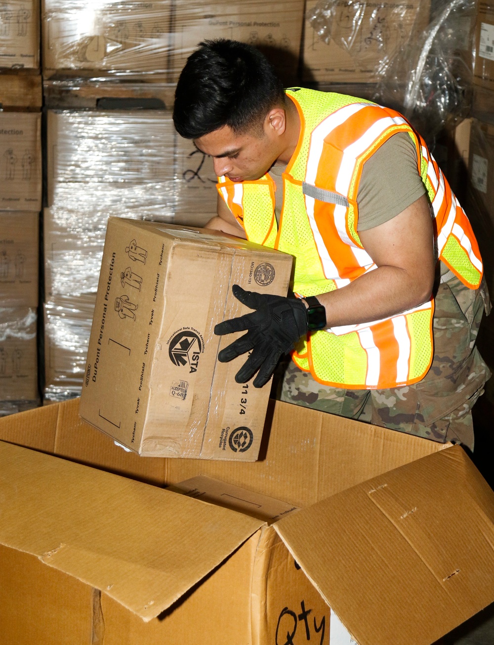 Wisconsin Guard members working behind-the-scenes to ensure critical equipment gets to the right places