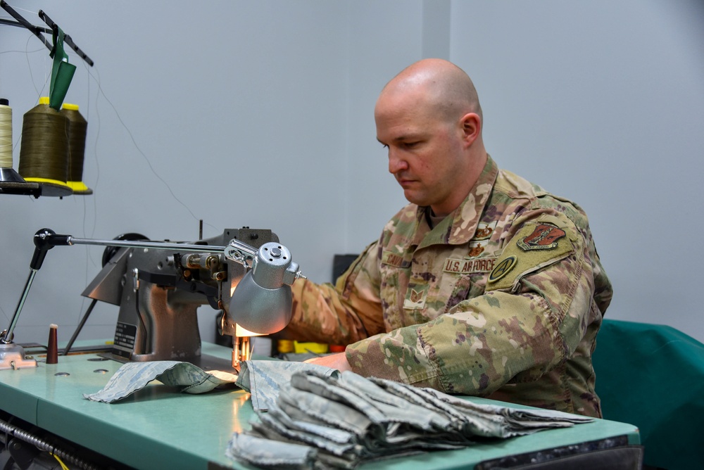 134th Air Refueling Wing volunteers make masks for fellow Airmen