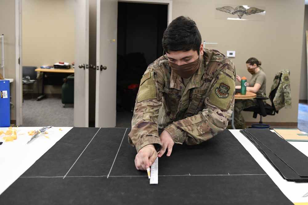 Aerial Delivery Flight fabricates masks for Team Little Rock