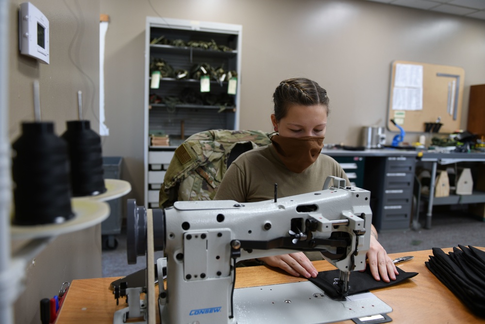 Aerial Delivery Flight fabricates masks for Team Little Rock