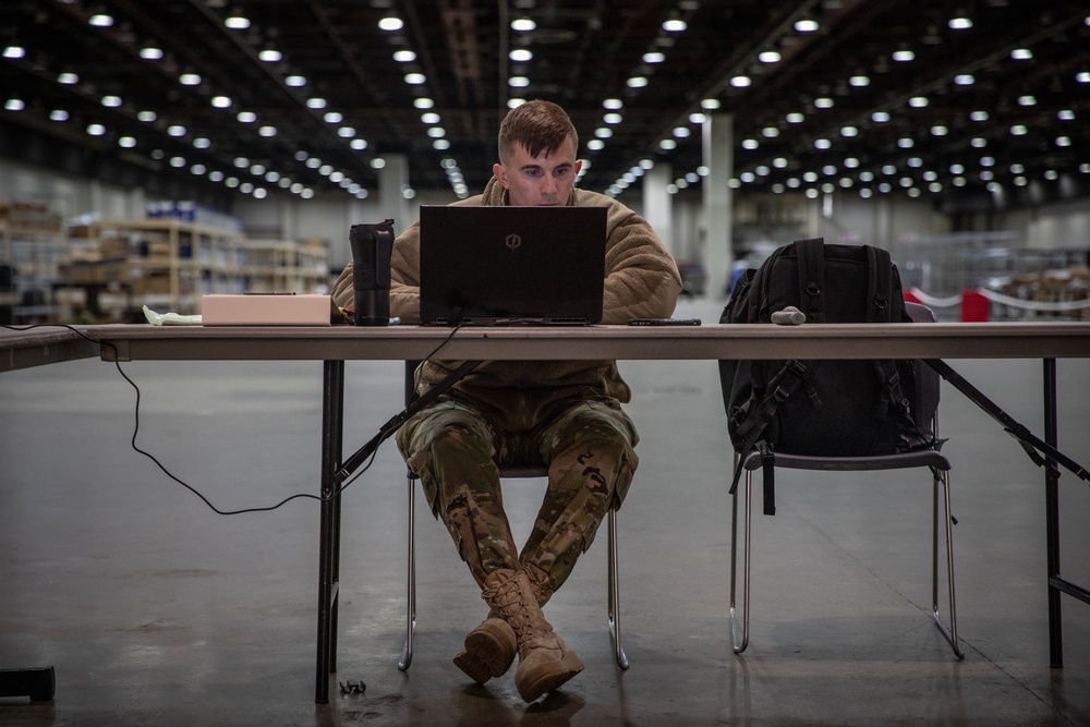 Essential Workers at the TCF Center