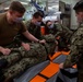 USNS Comfort (T-AH 20) Sailors Practice Patient Transport Protocol