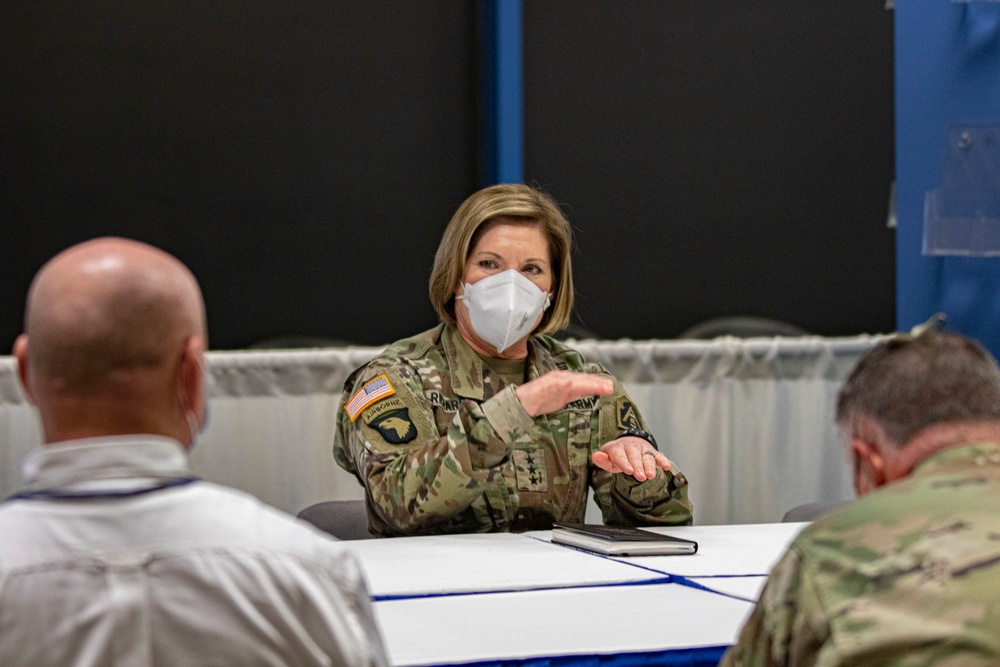 ARNORTH CG Visits Edison Field Medical Station