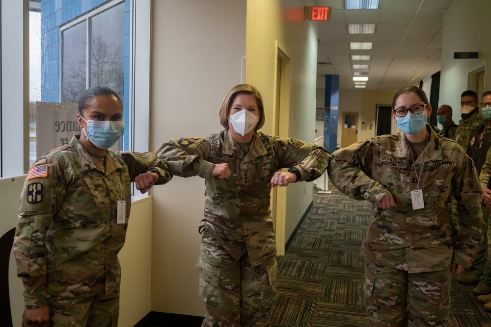 ARNORTH CG Visits Edison Field Medical Station