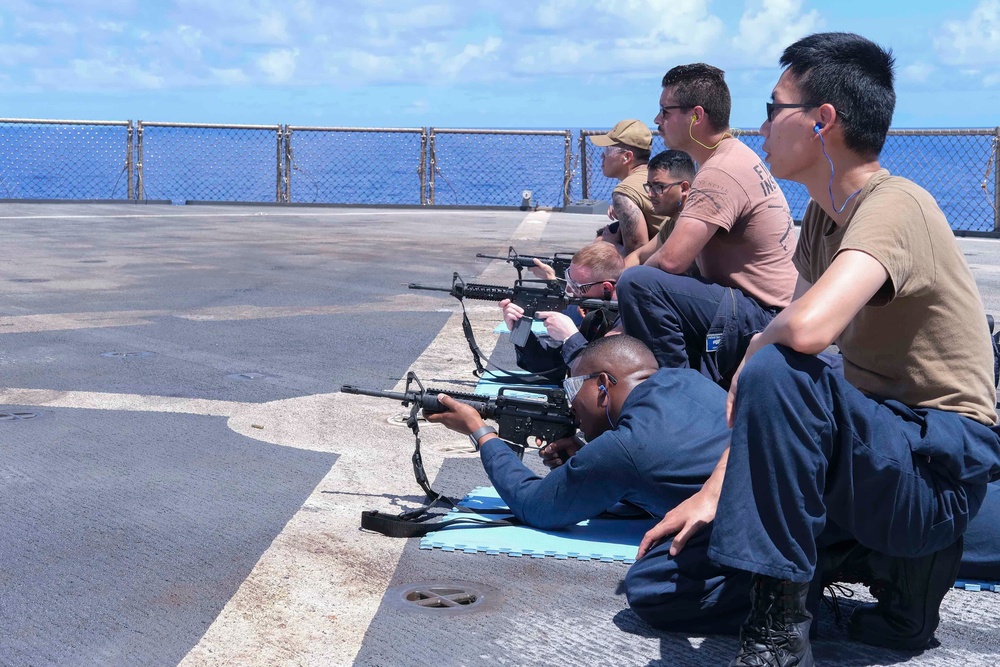 USS Blue Ridge Live-Fire Exercise