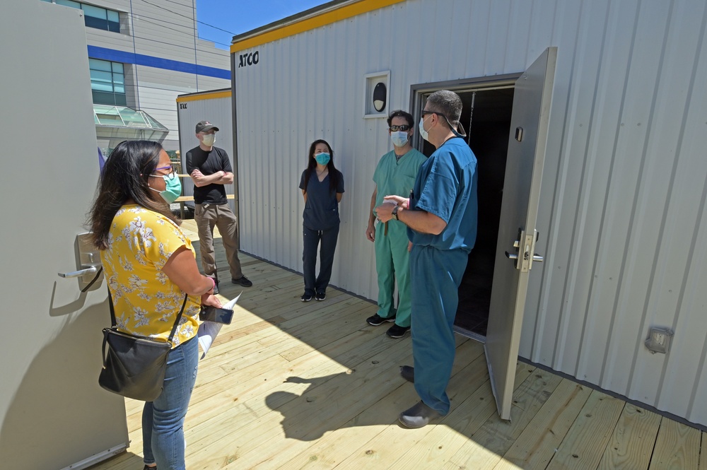 Local medical professionals tour of PHU