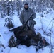 CW2 Michael Smith with Moose in Creamer's Field, Fairbanks, AK