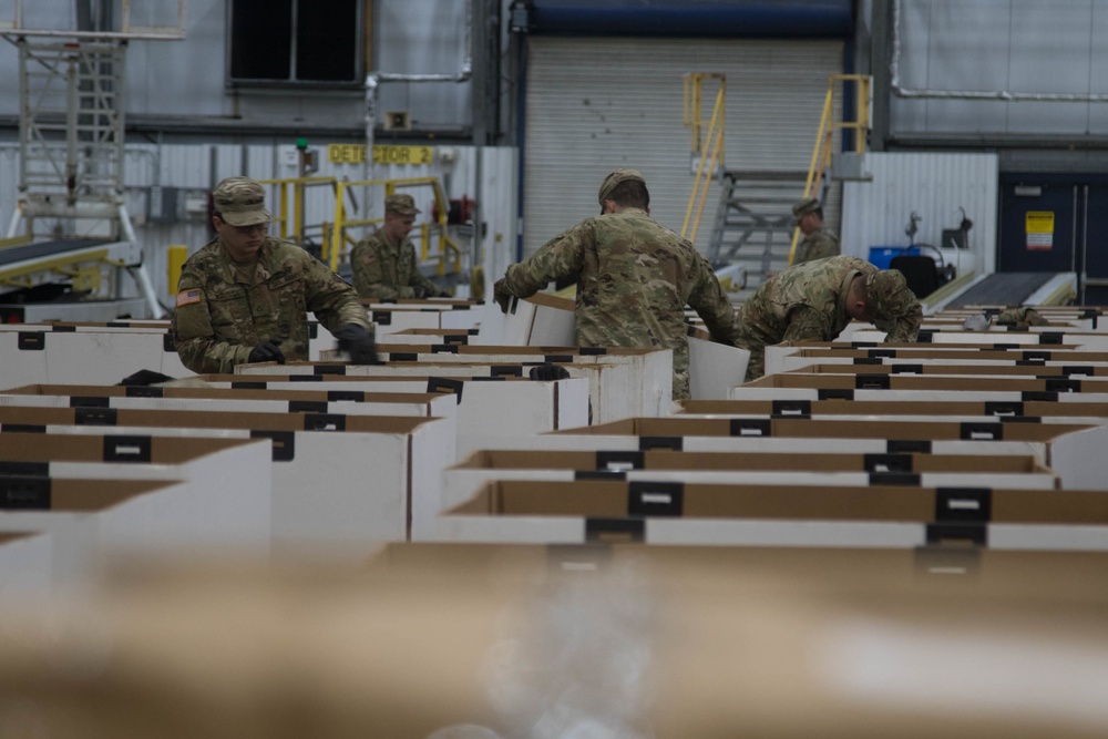 Mass. Guard receives and transports 4 million pieces of PPE