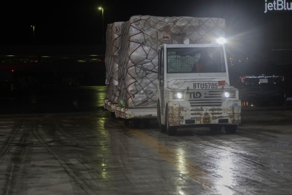 Mass. Guard receives and transports 4 million pieces of PPE