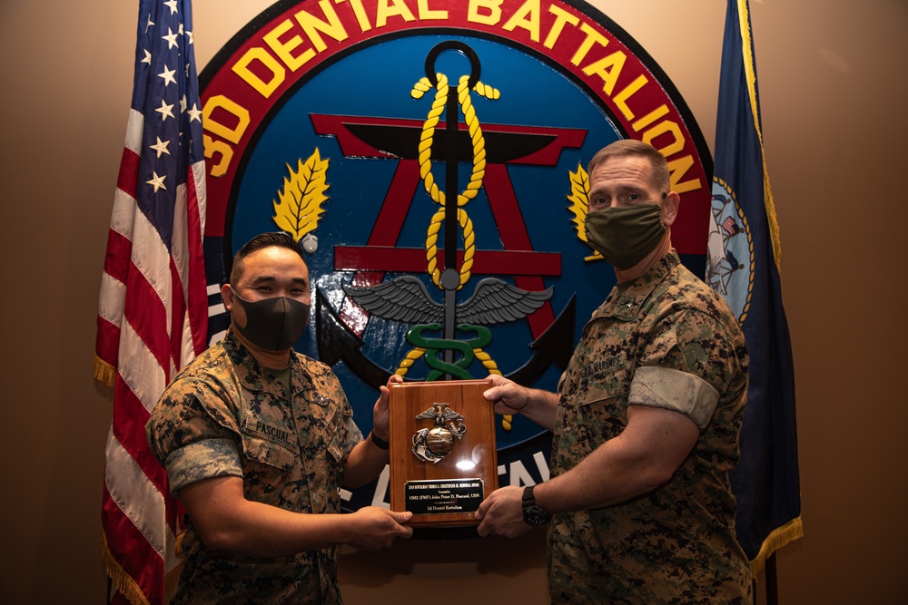 A Dentalman's Honor | U.S. Navy Sailor Receives the Dentalman Thomas A. Christensen, Jr. Award
