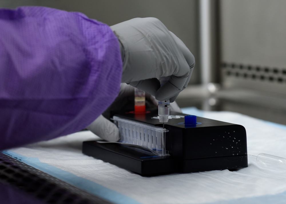 82nd Medical Group laboratory BioFire test kits