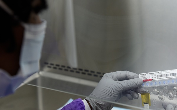 82nd Medical Group laboratory BioFire test kits