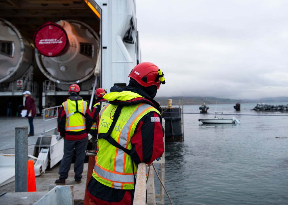 RocketShip delivers Delta IV Heavy boosters at VAFB