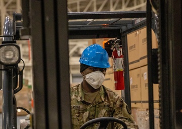 NYARNG Soldiers process thousands of essential supplies in response to COVID19 pandemic