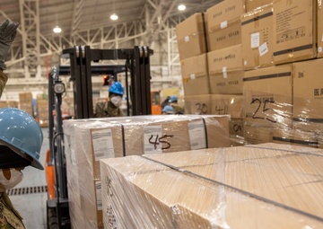 NYARNG Soldiers process thousands of essential supplies in response to COVID19 pandemic