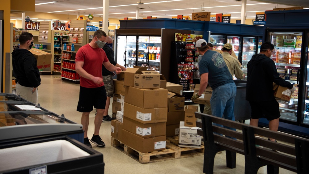 Commissary restocking to help community