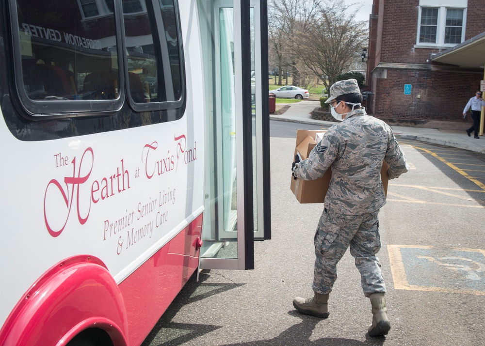 Connecticut National Guard assists PPE distribution in North Haven