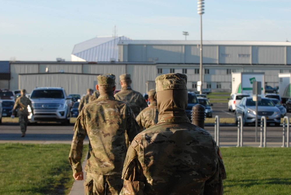 Cavalry Soldiers deploy for COVID-19 response in NYC