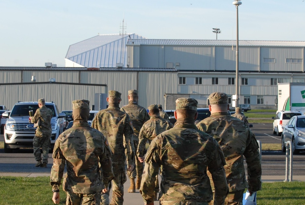Cavalry Soldiers deploy for COVID-19 response in NYC