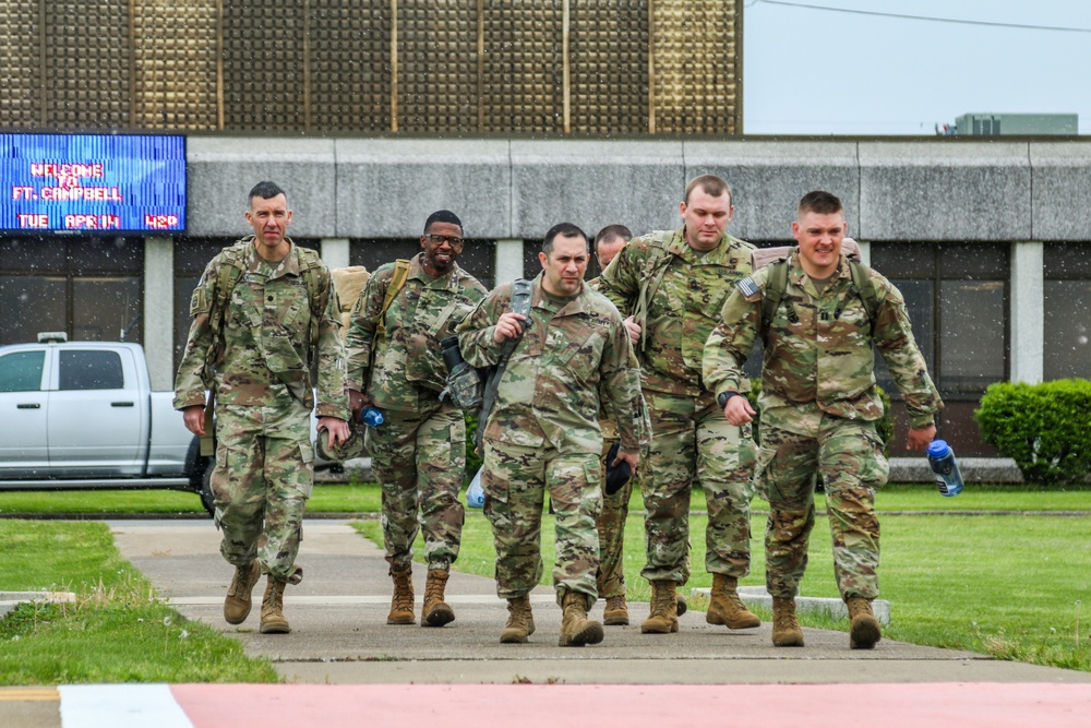 The 101st Airborne Division's Sustainment Brigade Deploys in response to nations COVID-19 pandemic