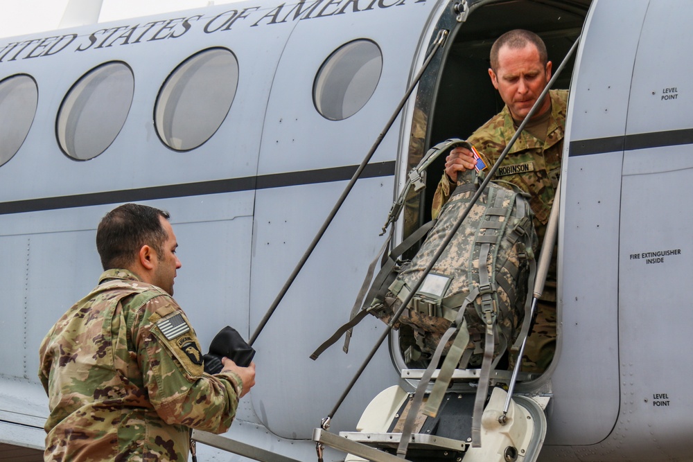 The 101st Airborne Division's Sustainment Brigade Deploys in response to nations COVID-19 pandemic