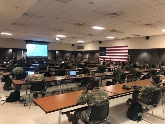 Army Reserve medical professionals train via virtual platforms as they prepare to mobilize in support of COVID-19.