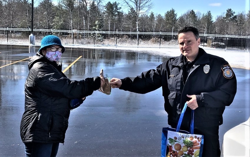 USO Wisconsin provides masks for Fort McCoy DES training operations