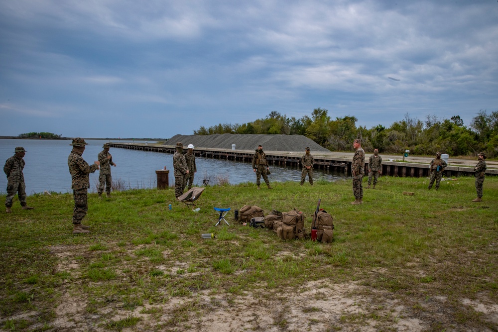 Task force Marines practice purifying water prior to Latin America deployment